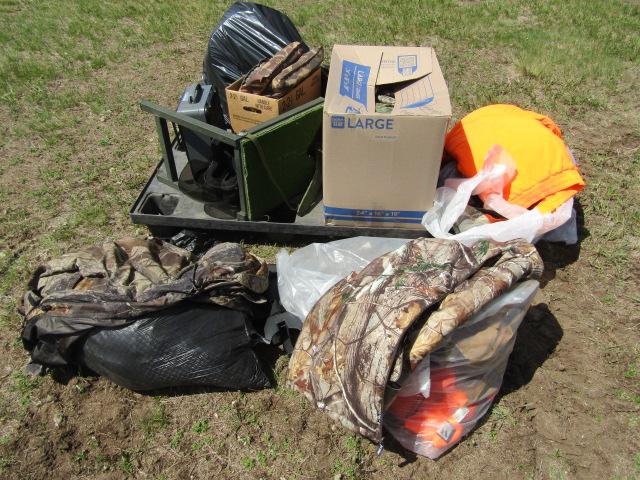 Pallet of sporting goods