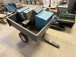 Lawn Cart full of Organizers and Other