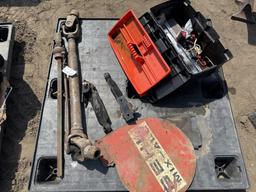 Pallet of PTO shafts and Misc