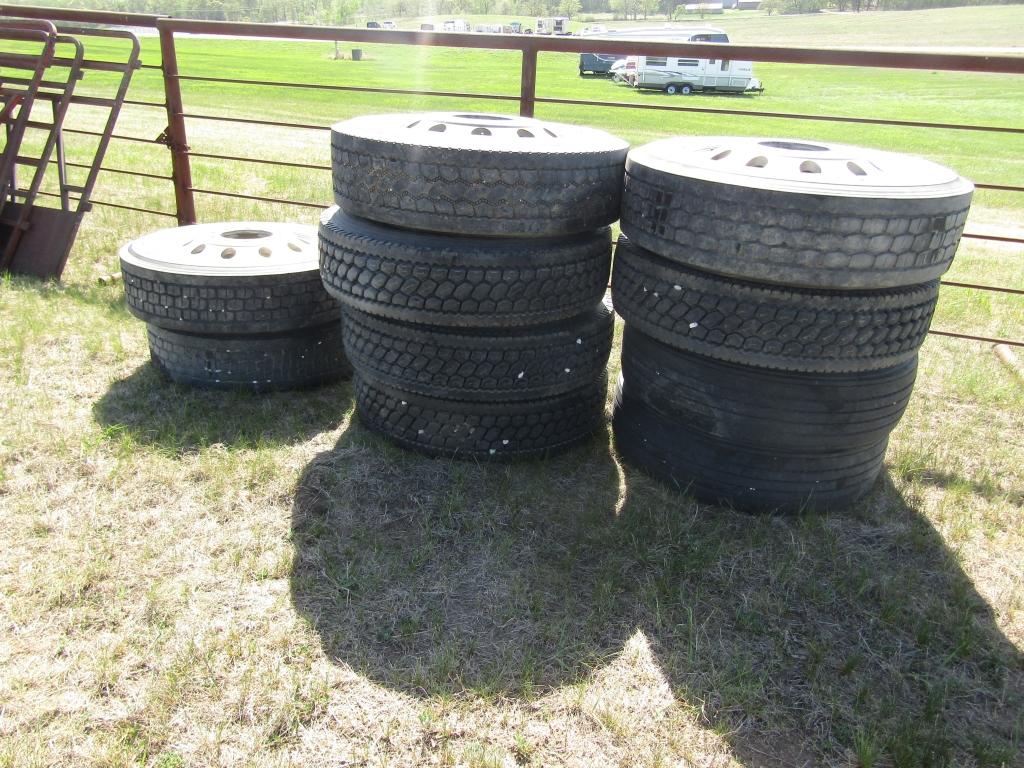 10 Semi Tires all to go