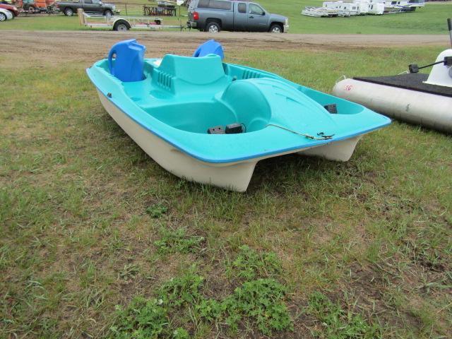 Turcoise Paddle Boat