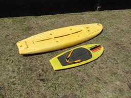 Yellow Pelican Water Board and Knee Ski Board