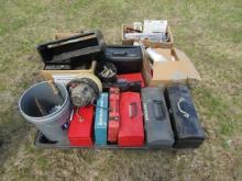 Pallet of Tool Boxs