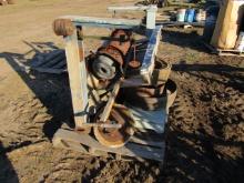 Pallet with 2 Antique Platform Scales