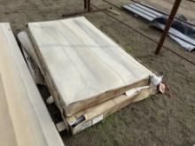 1 Double Door with half Light White - Skid No. 68