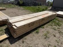 Lumber Unit 2x10x11 foot to 14 foot mix - 65 Piece