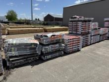14 misc pallets of shingles