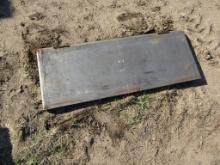 Solid Mounting Plate - New Skid Steer