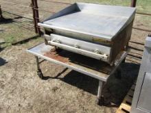 Electric Griddle Flat Top with Cart