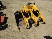 Grapple Fork Skid Steer Attachment