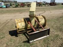 Skid Steer Snow Blower Attachment