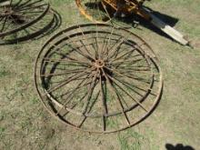 1 - Set of Dump Rake Wheels