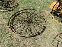 1 - Set of Dump Rake Wheels