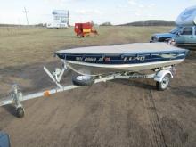 2004 Lund Adventure 12 Foot Fishing Boat Package