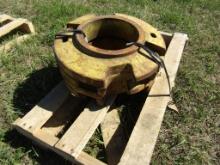 1 - Set of John Deere Rear Wheel Weights