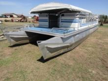 1987 Ercoa Pontoon with 50 HP Mercury