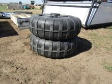 Two Boat Lift Wheels