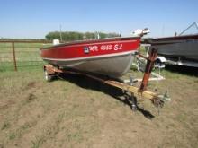 1992 Lund Boat with 1980 Dahl Trailer