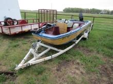 1972 Ranger Boat and 1972 TRCF Trailer