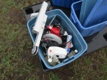 Pallet with Totes and Misc