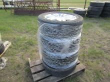 4 - 275-55 20 inch Tires with Aluminum Rims
