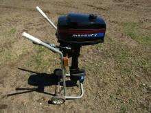 Mercury 4HP Boat Motor with Stand