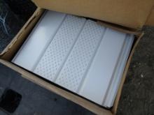 60 Piece 12 inch bright white Center Vent