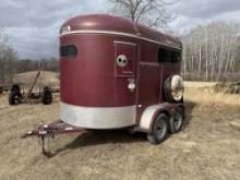 2000 CM 2 Horse Trailer-TITLED