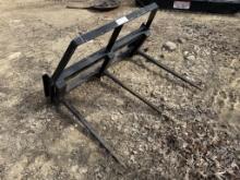 Skid Steer Bale Fork Attachment