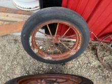 2-Spoke Wheels on Rubber