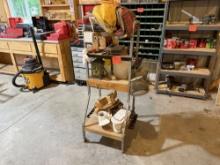 Roller Shelf with Contents