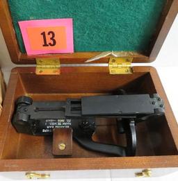 Original WWII US Navy Bureau of Ships MarkIV Bearing Bar w/ Orig Box