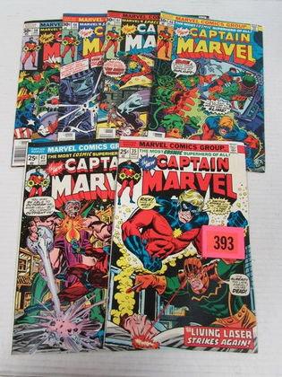 Captain Marvel Bronze Age Lot #35, 42, 46, 47, 48, 50