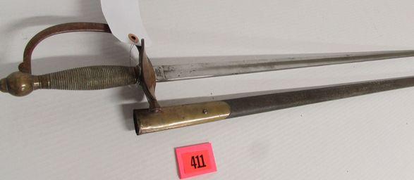 Authentic Civil War Model 1840 Nco Sword By Emerson Silver Co.