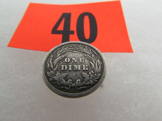 1904 Us Barber Dime