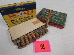 (2) Partial Boxes .300 H&h Magnum (holland & Holland) (36 Rounds)