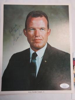 Gordon Cooper Signed Photo w/JSA COA