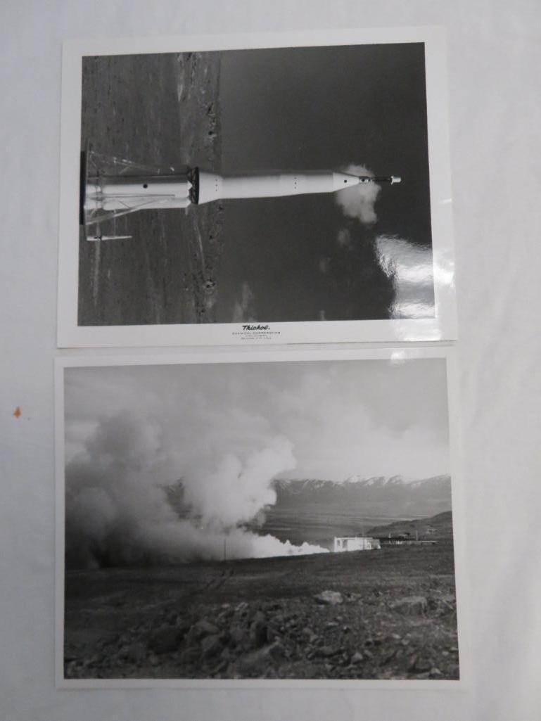 Lot of (16) Rocket Engine Test Fire Photos