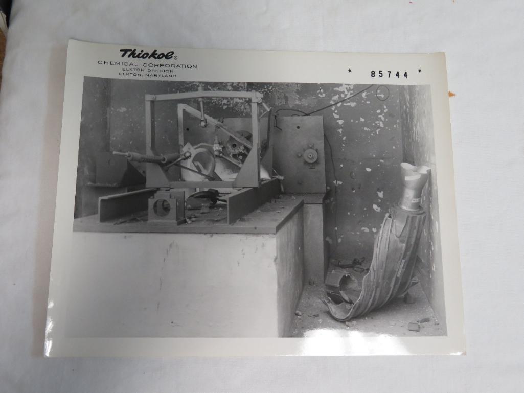 Lot of (16) Rocket Engine Test Fire Photos