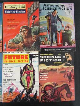 (6) 1950's Pulps with Emsh Covers