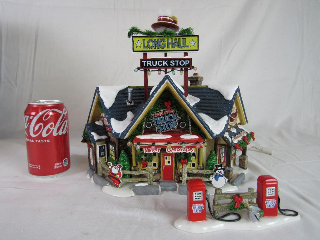 Dept. 56 Snow Village Long Haul Truck Stop MIB