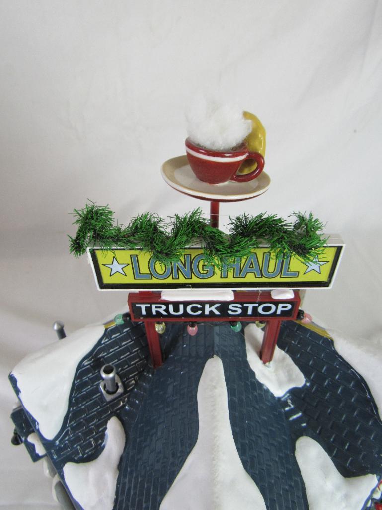 Dept. 56 Snow Village Long Haul Truck Stop MIB