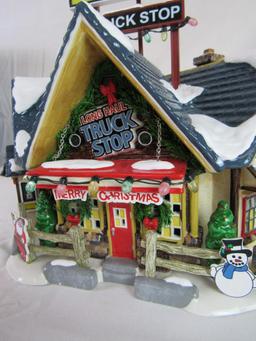 Dept. 56 Snow Village Long Haul Truck Stop MIB