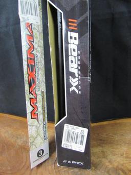 (2) Nos New Packs Crossbow 20" Carbon Arrows. (9 Total) Bear & Maxima
