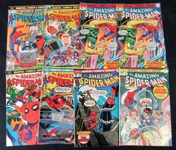 Amazing Spider-Man Bronze Age Lot 131, 147, 148, 150, 154, 154, 155, 162