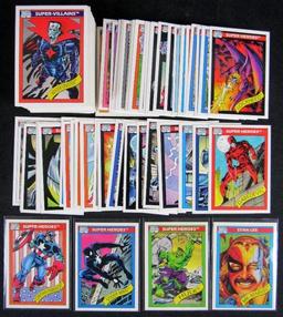 Vintage 1990 Impel Marvel Universe Series 1 Complete Trading Card Set (1-162)