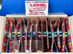 NOS Sealed Case (24) 1989 Lionel "Revolvers" 1/64 Die Cast Reversible Cars