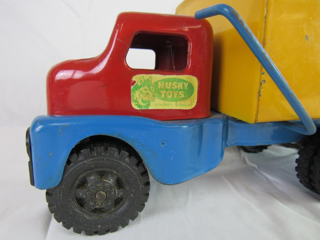 Antique Husky Toys 12" Pressed Steel Dump Truck