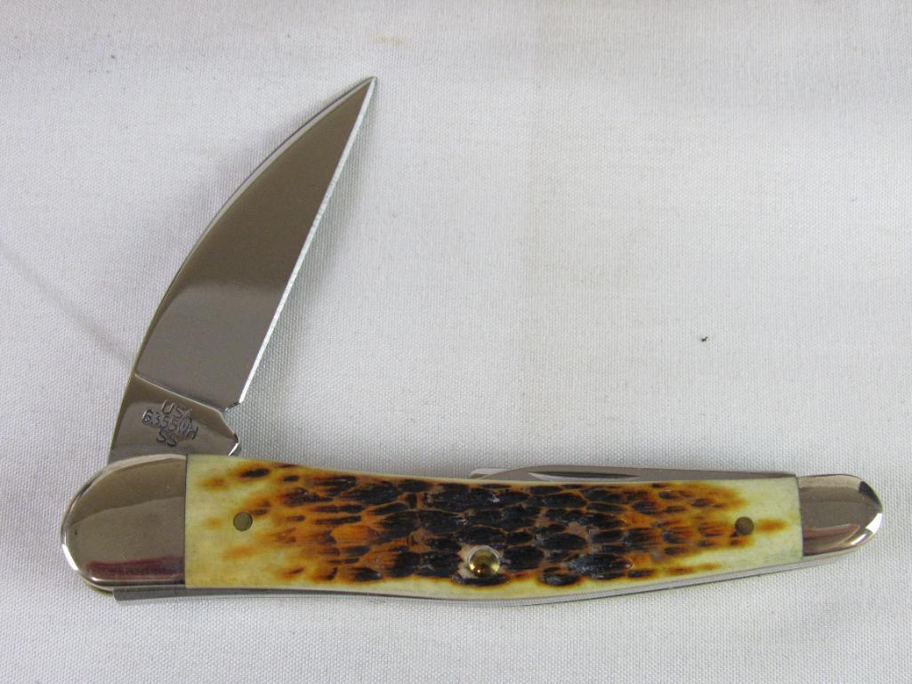 2002 Zippo Case XX International Swap Meet Seahorse Whittler Knife / Lighter Box Set #204/250