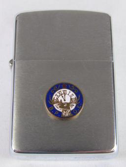 Excellent Un-Used 1968 B.P.O.E Order of Elks Enameled Logo Zippo Lighter MIB